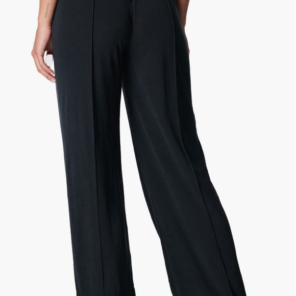 Sweaty Betty Black Wide Leg Pull On Pants L Used - Picture 2 of 4
